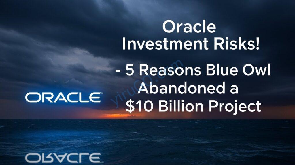 오라클 투자 위험